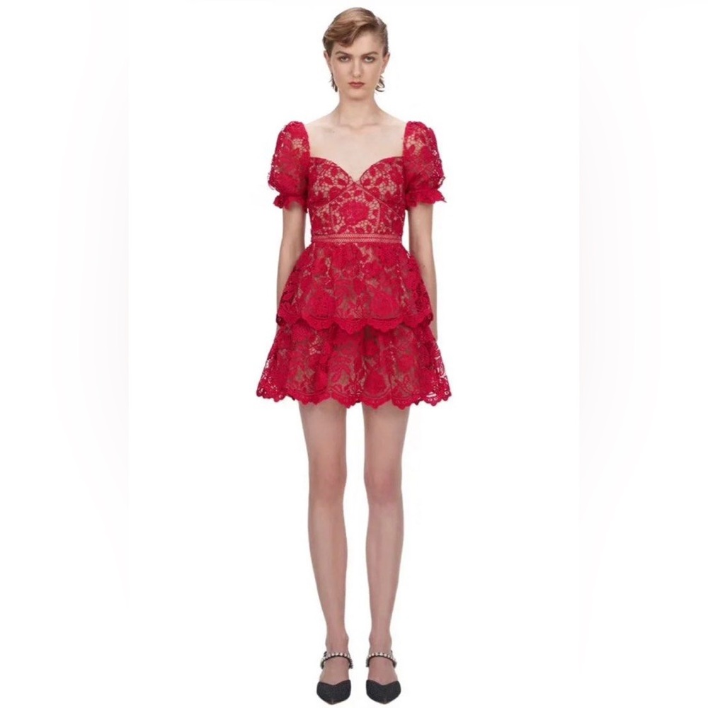 Nwt Self Portrait lace dress